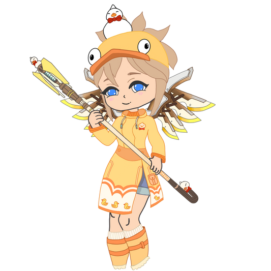 Overwatch - Rainy Day Mercy