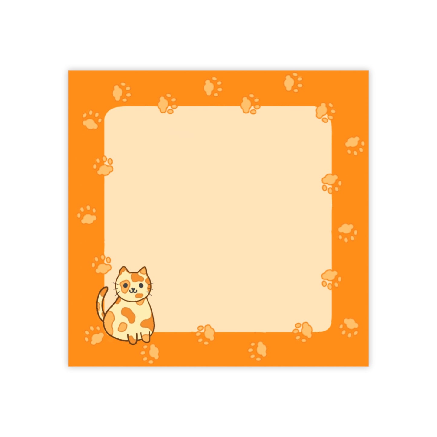 Ginger Kitty Sticky Notes