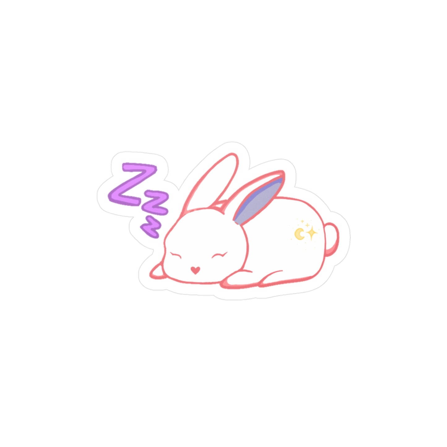 Sleepy Bun Bun Sticker