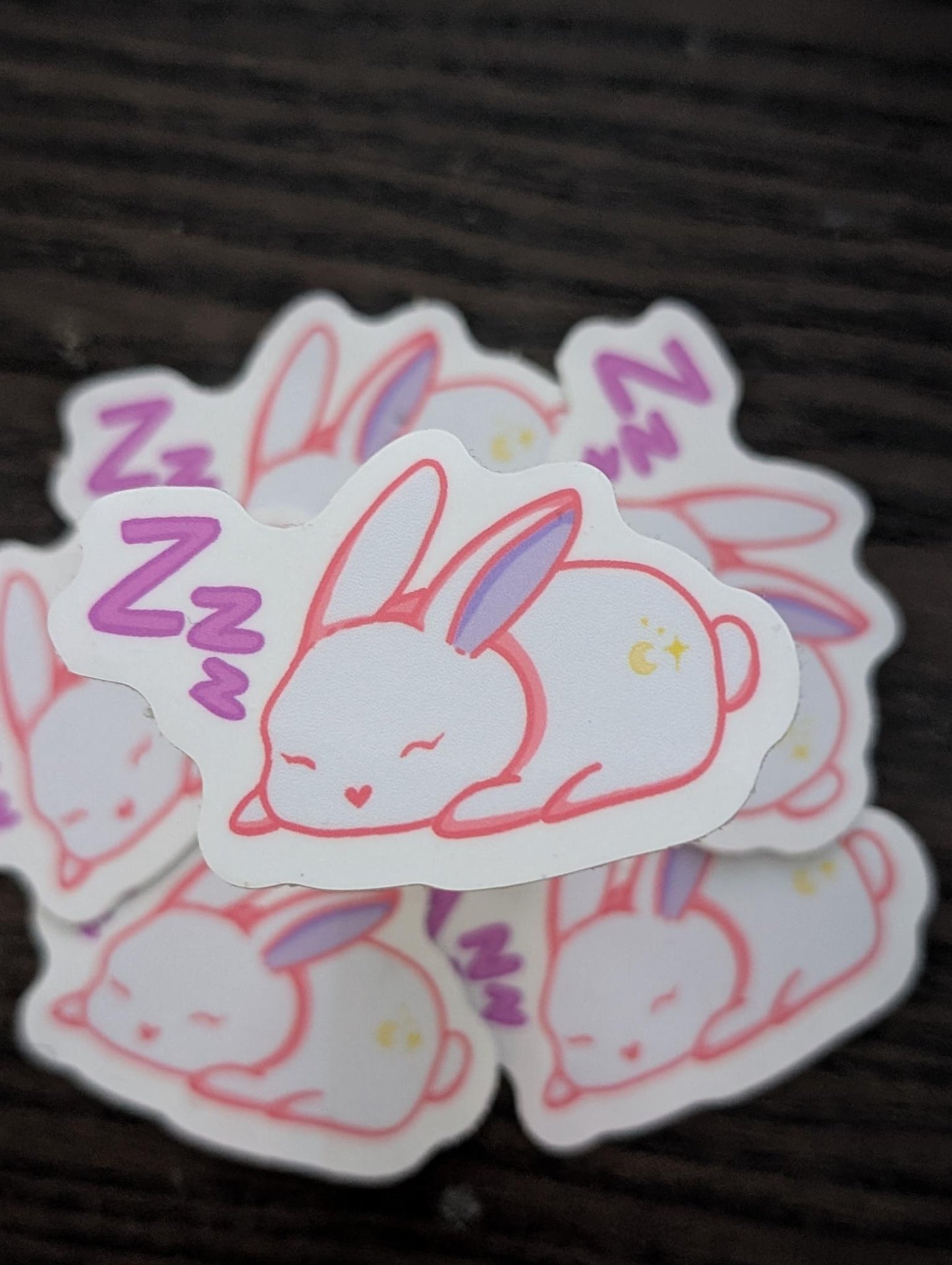 Sleepy Bun Bun Sticker